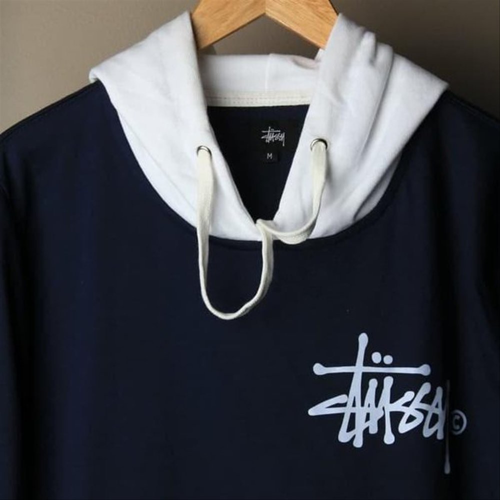 Two tone stussy hoodie sales