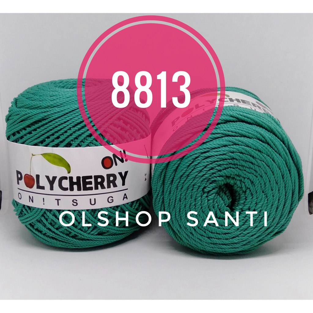 Jual Benang Rajut POLYCHERRY Onitsuga warna HIJAU 2 (8813) | Shopee ...