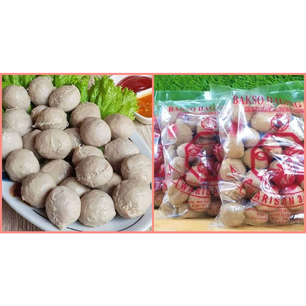 Jual Bakso Warisan Isi 50pcs Bakso Daging Sapi Shopee Indonesia