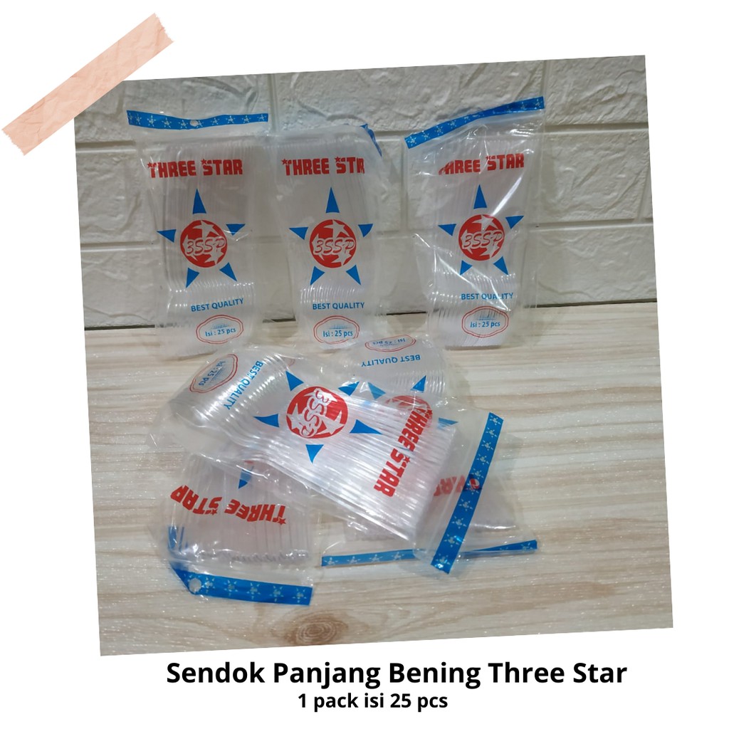 Jual Sendok Makan Plastik Panjang 1 Pack Isi 25 Pcs Shopee Indonesia