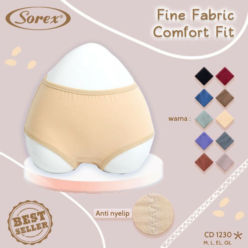 Bra BH Sorex 17232 SUPER SOFT Tanpa Kawat Busa Tipis