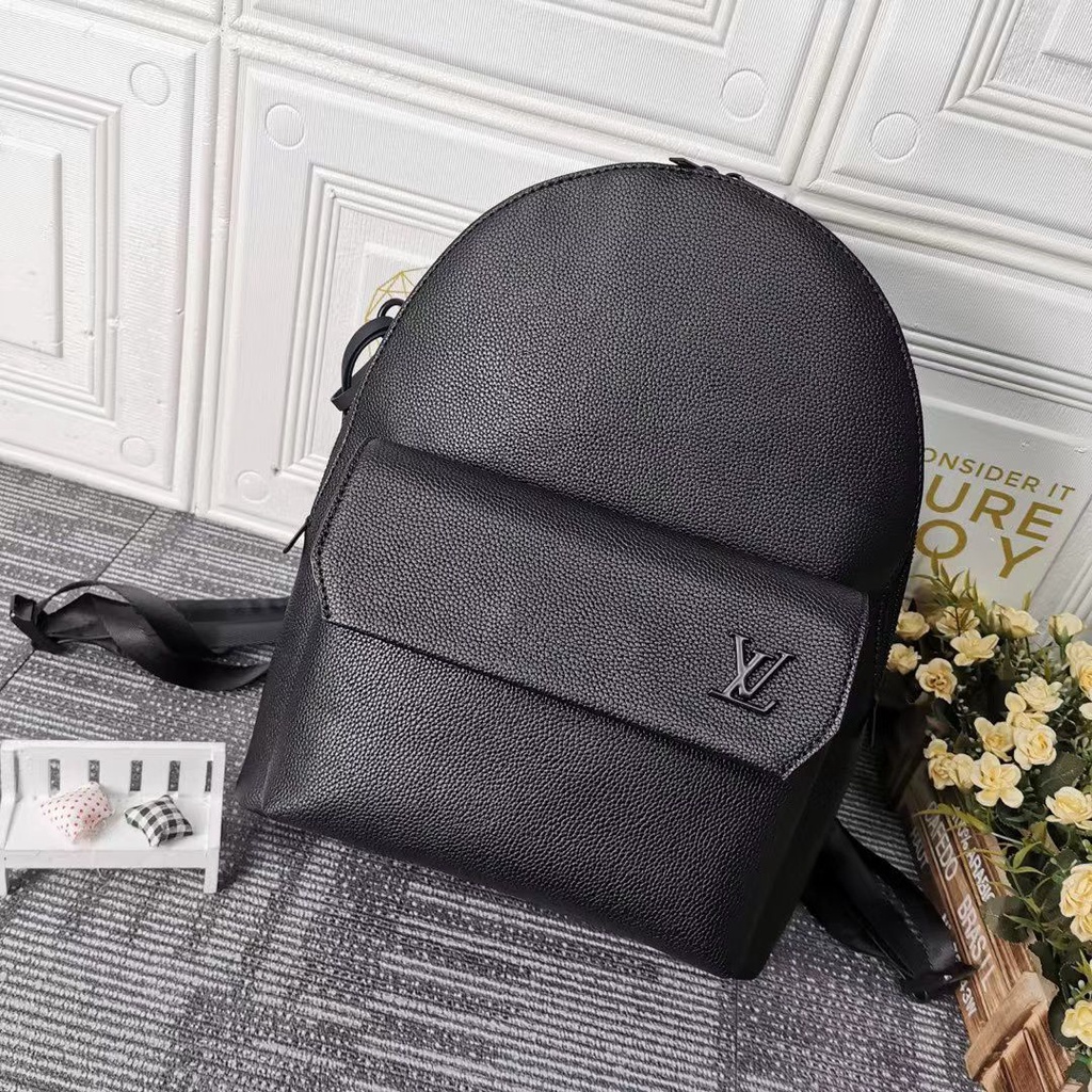 Tas Ransel LV Damier Black Serut Backpack Pria - Fashion Pria - 900635288