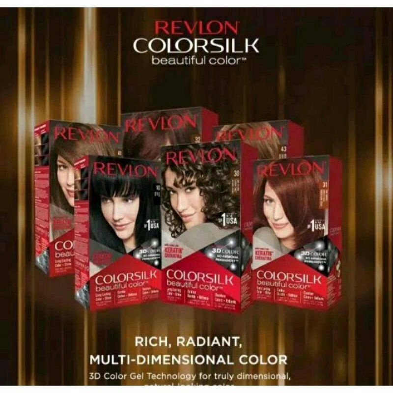 Jual REVLON COLORSILK HAIR COLOR | Shopee Indonesia