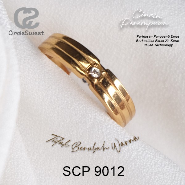 Jual Eka Swasa Cincin Wanita Permata Warna Emas Anti Karat Dan Anti ...