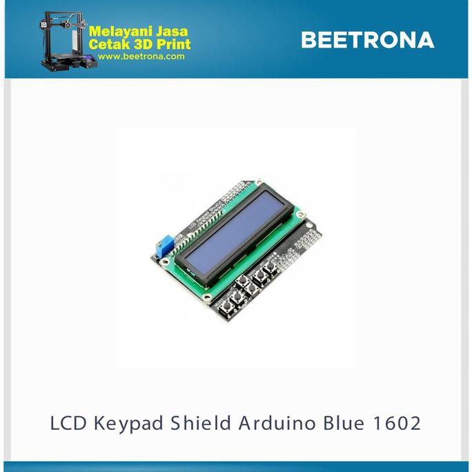 Jual LCD Keypad Shield Arduino Blue 1602 Key Pad Biru 5V 16x2 beetron65 ...