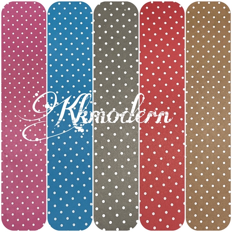 Jual KERTAS KADO DOFF polkadot 5warna, kertas kado, wrapping paper ...