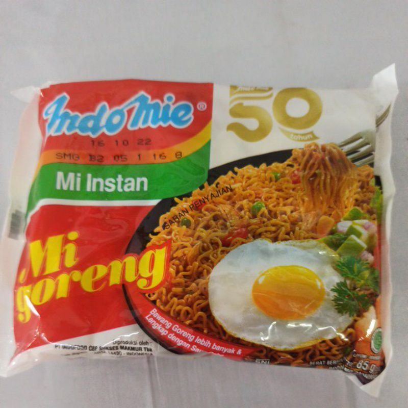 Jual Mie Instant INDOMIE GORENG INSTANT 85GR | Shopee Indonesia