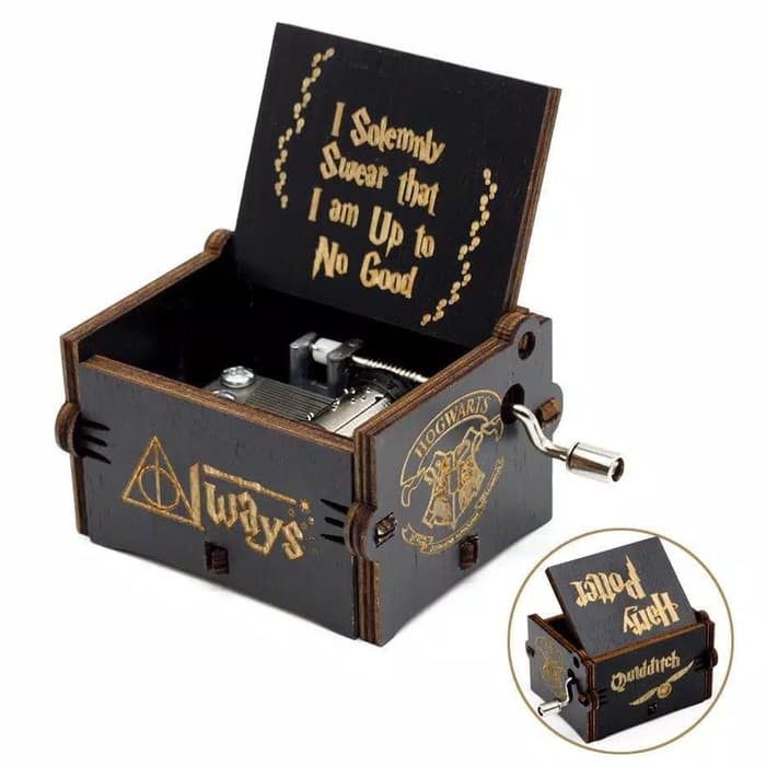 Jual Music Box Harry Potter Black Kotak Musik Harry Potter Hitam