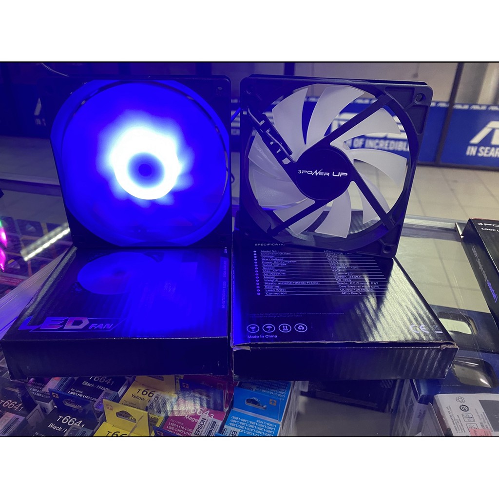 Jual Fan Casing LED RGB Power Up LOOP RING BLUE - Fan RGB | Shopee ...