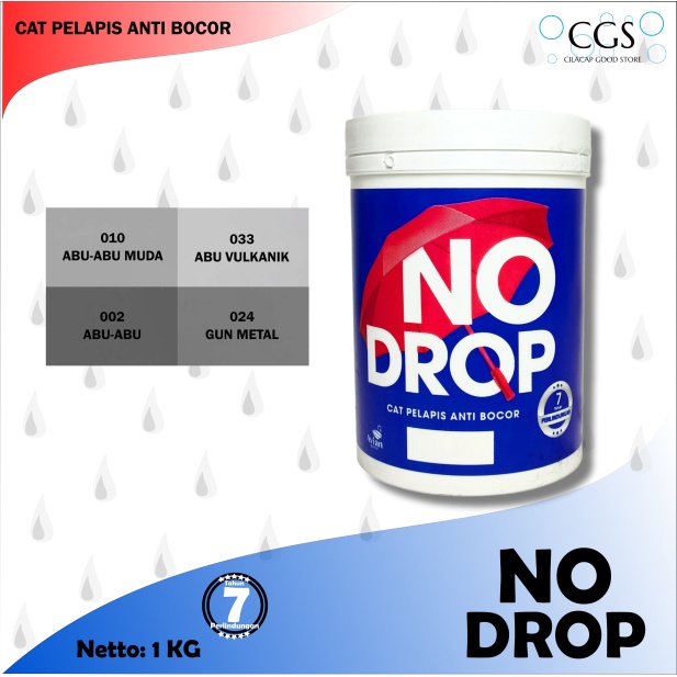 Jual NO DROP ABU ABU 1Kg Pelapis Anti Bocor Waterproofing / no drop abu ...