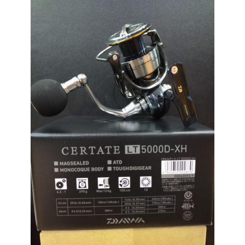 Jual Reel DAIWA CERTATE LT 5000D XH New 2019 made in japan