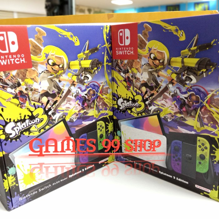 Jual NINTENDO SWITCH OLED SPLATOON 3 SPECIAL EDITION | Shopee Indonesia