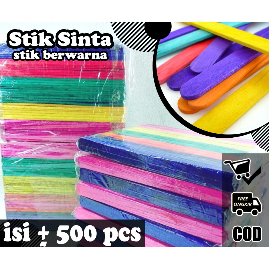 Jual STIK ES KRIM ISI 500 PCS STICK ES KRIM ART KERAJINAN TANGAN / STIK ...