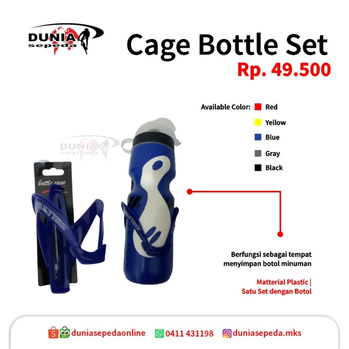 Jual cage bottle set / tempat botol | Shopee Indonesia