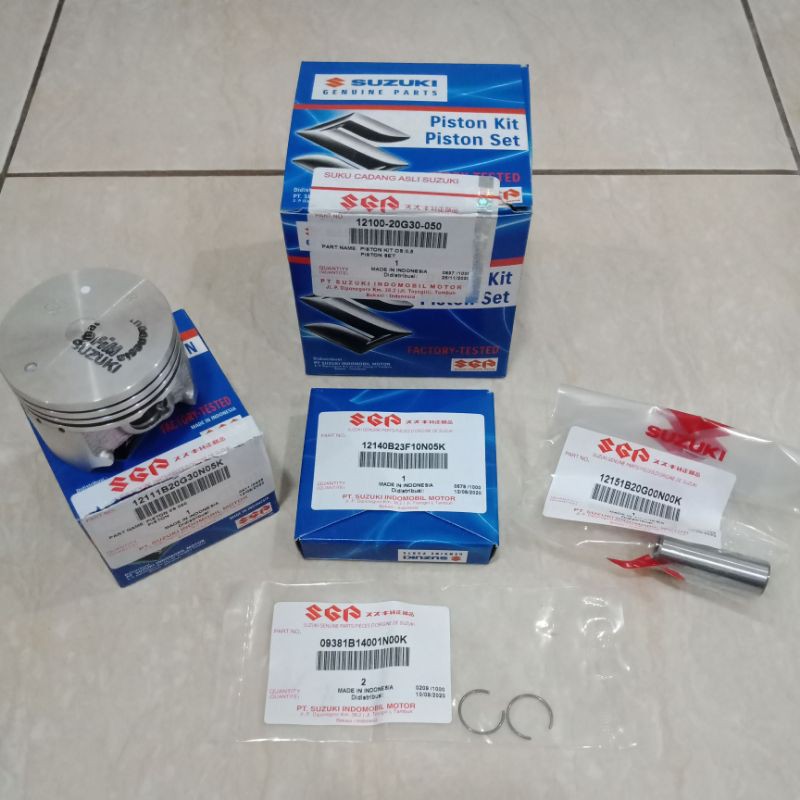 Jual PISTON SEHER KIT SHOGUN 125 SIZE OS STANDAR STD 50 100 ORIGINAL ...