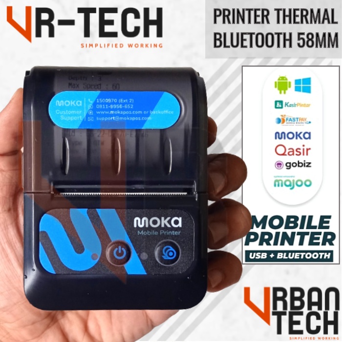 Jual PRINTER THERMAL BLUETOOTH 58MM RPP02N MOKAPOS SPECIAL VERSION