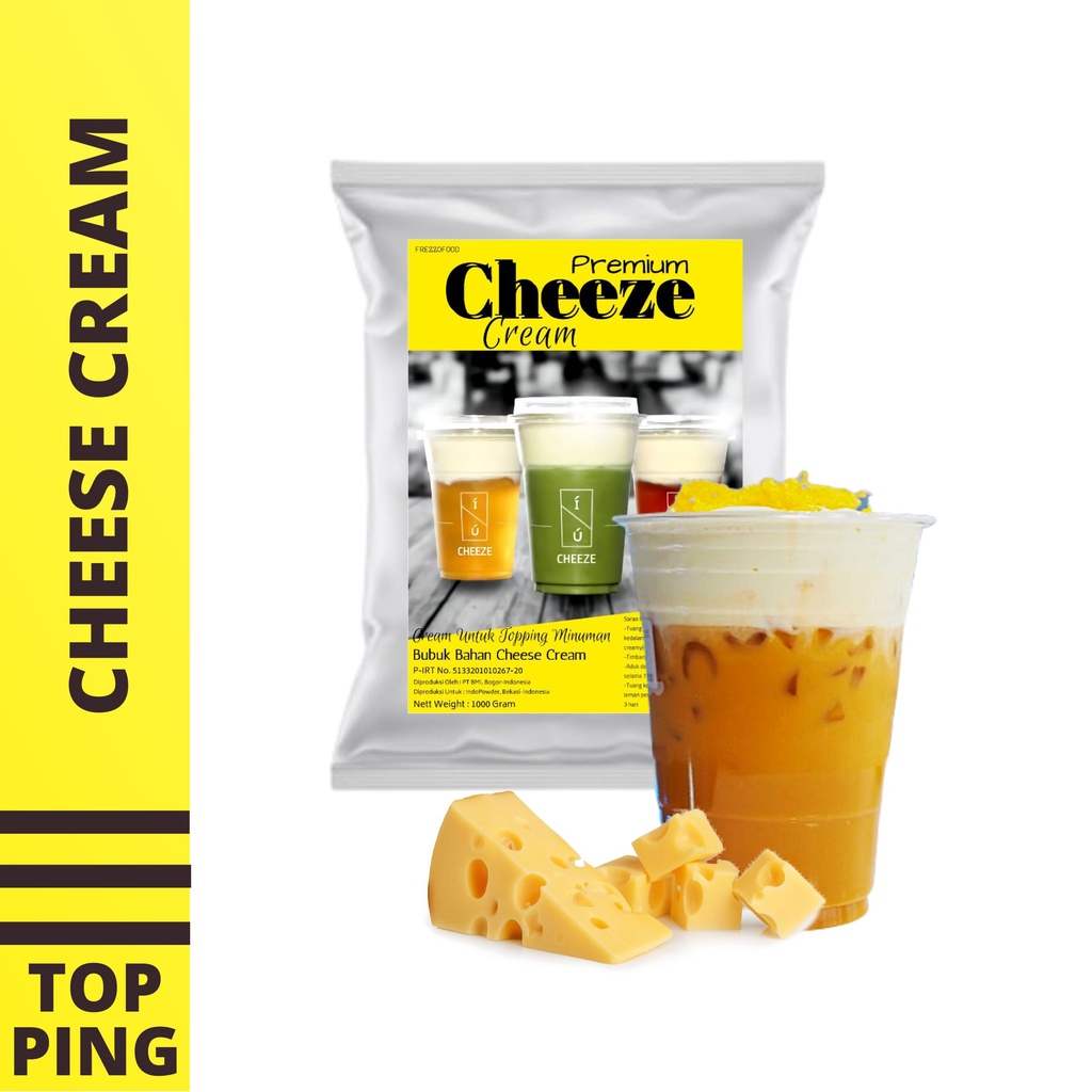 Jual Premium CREAM CHEESE Topping 1Kg Bubuk Cheese Foam 1Kg Shopee Indonesia