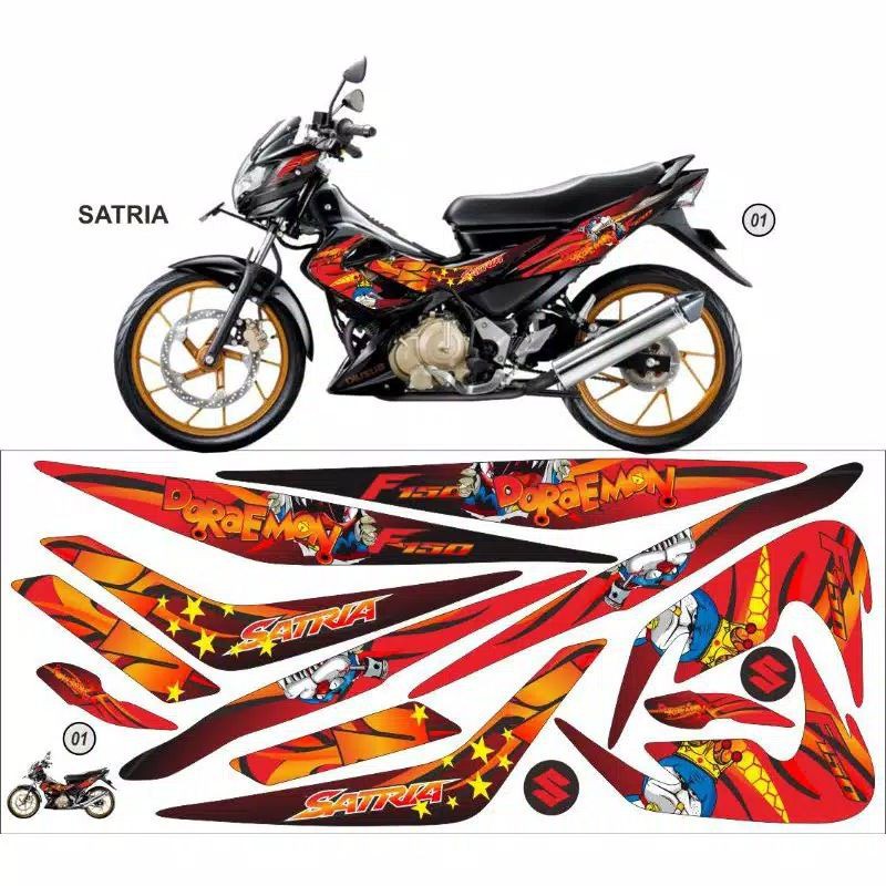 Jual sticker sticker striping striping variasi satria fu barong ...