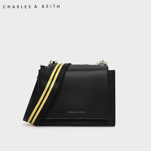 DROP6003 Charles Keith Nylon Straps Crossbody Bag