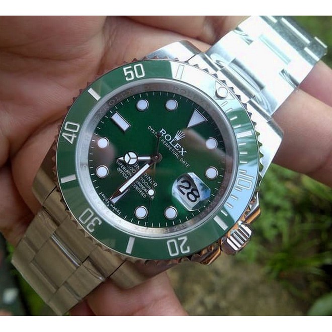 Jual Rolex Submariner Green Dial Super Premium | Shopee Indonesia
