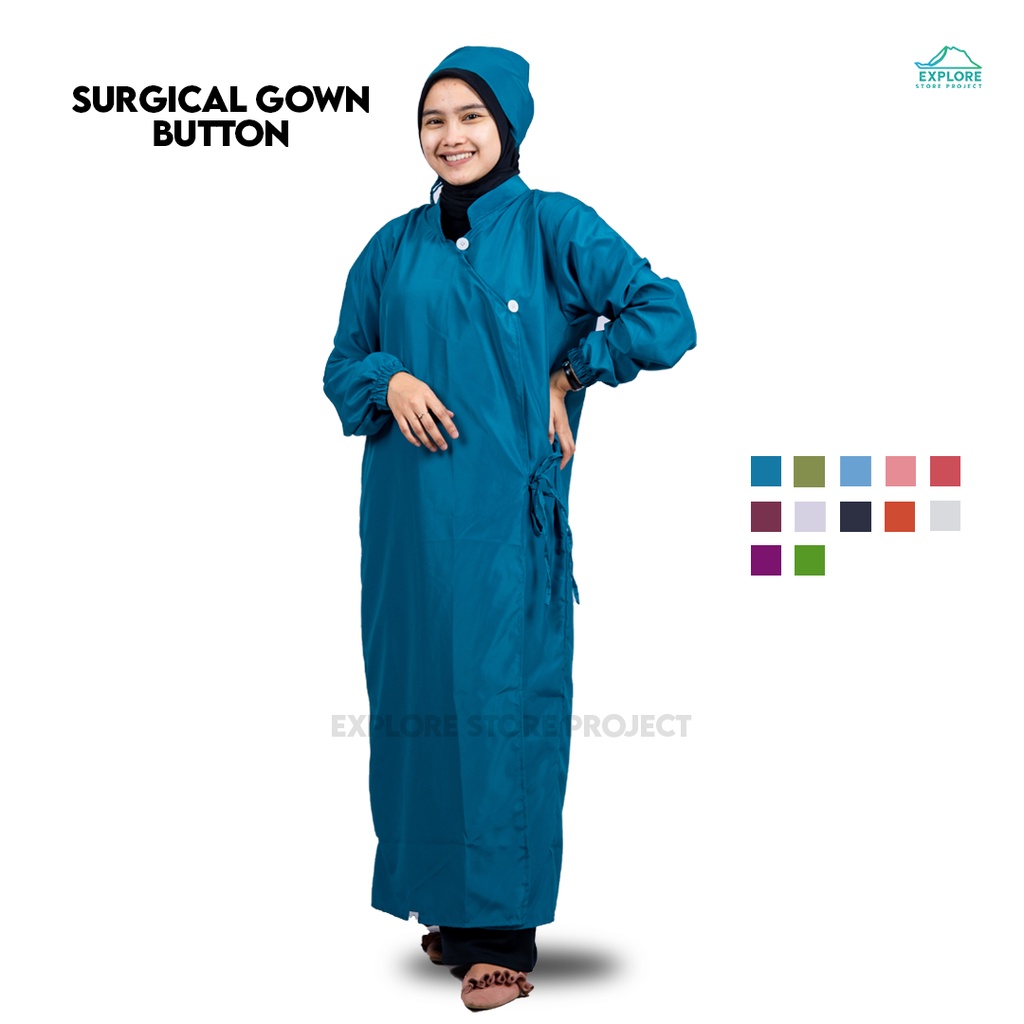 Jual ESP MEDIC - Gown Operasi | Surgical Parasut Waterproof | Gown Apd ...