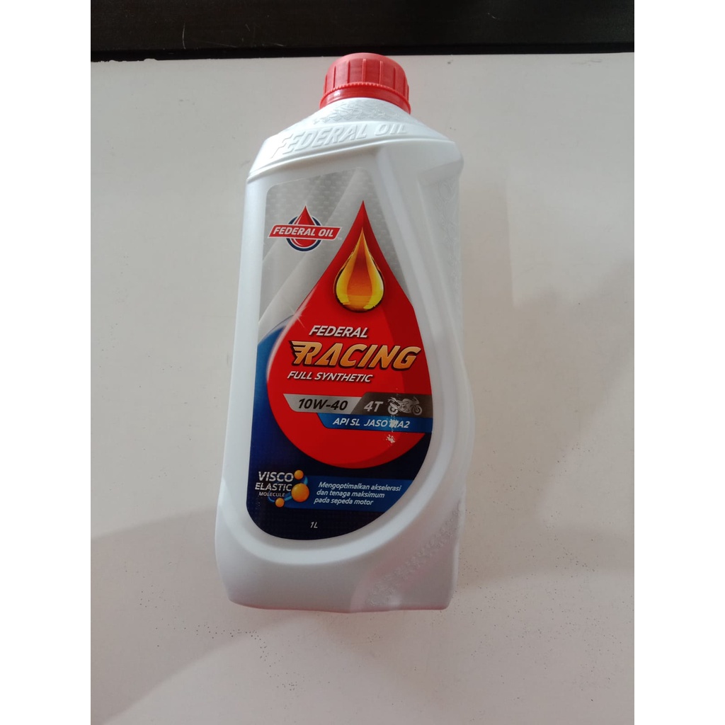 Jual Oli Federal Racing 1L 4T 10W40 Full Synthetic 1 Liter Federal Oil ...