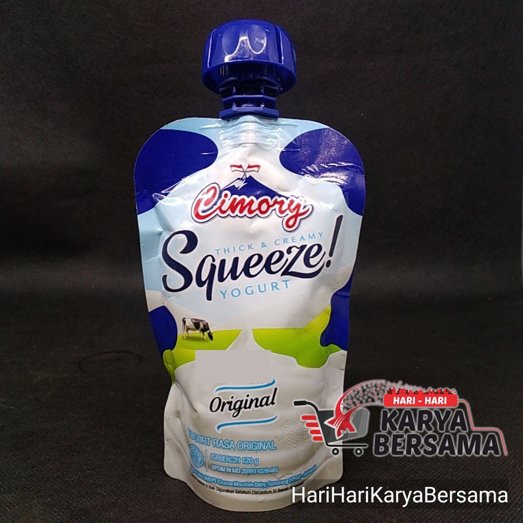 Jual Cimory Squeeze Yogurt Original 120gr Shopee Indonesia