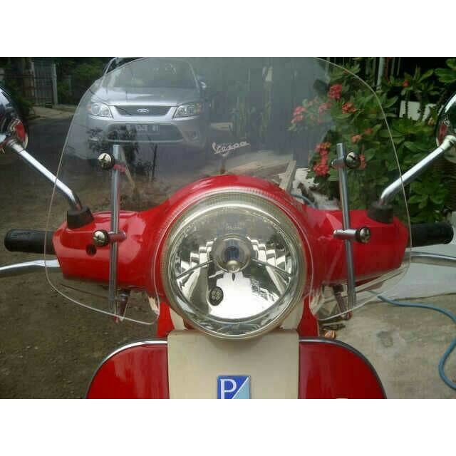 Jual Aksesoris Vespa Flyscreen Winshield Vespa Modern Lx Shopee