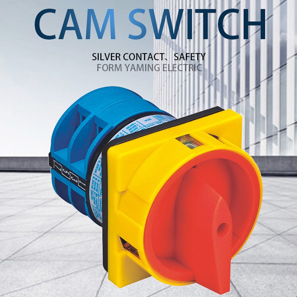 Jual LW26GS-32/04-2 Rotary Cam Switch 2 Position ON-OFF Padlock 690V ...
