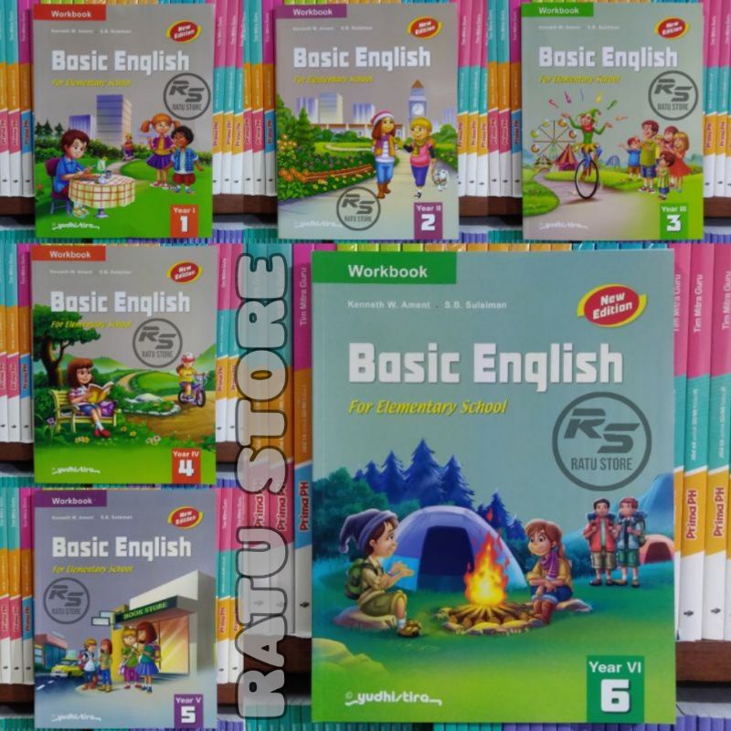 Jual Buku Workbook Basic English SD Kelas 1 2 3 4 5 6 Edisi Terbaru ...