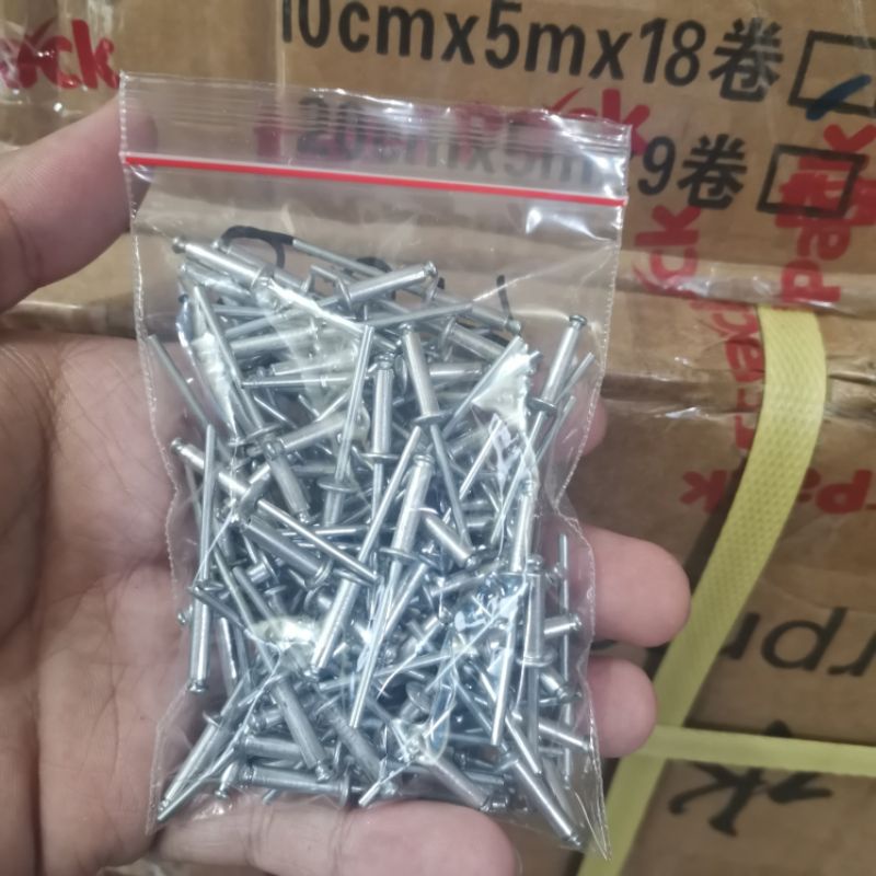 Jual paku rivet isi 100 paku tembak tang ripet riveter | Shopee Indonesia