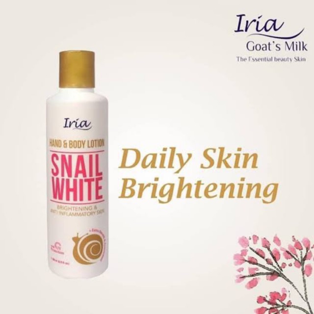 Jual Iria Hand & Body Lotion Snail White Shopee Indonesia