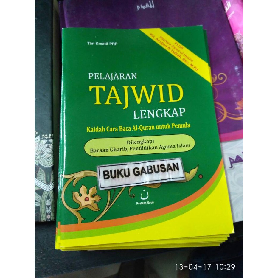 Jual Buku Pelajaran Tajwid Lengkap Kaidah Cara Baca Al Quran Cr ~ Bp190 Shopee Indonesia 3645