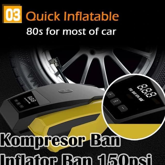 Jual Pompa Ban Kompressor Dc V Portable Bisa Untuk Mobil Psi Shopee Indonesia