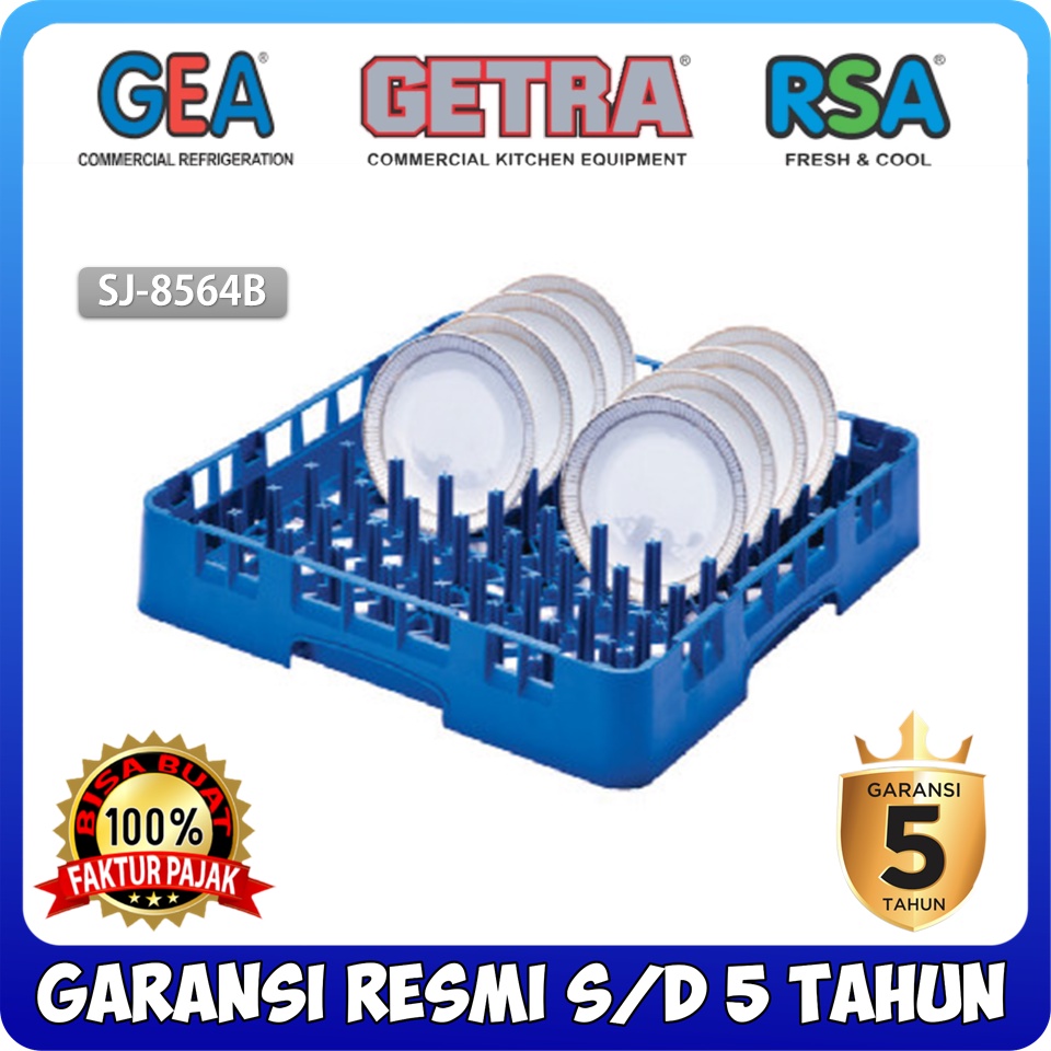 Jual SJ-8564B GETRA DISHWASHER BASKET (PIN RACK BASE FOR PLATE & TRAY ...