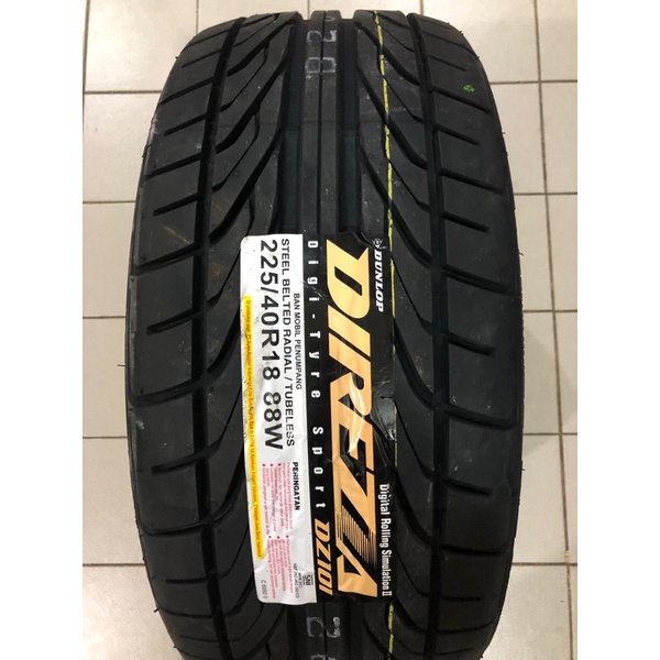 225/40 乏しい R18、DUNLOP DIREZZA DZ101 ラジアルタイヤ