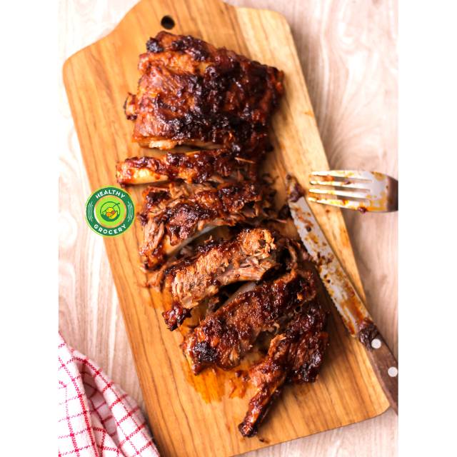 Jual Homemade Smokey Barbecue Pork Ribs Full Rack (PRODUK NON HALAL ...