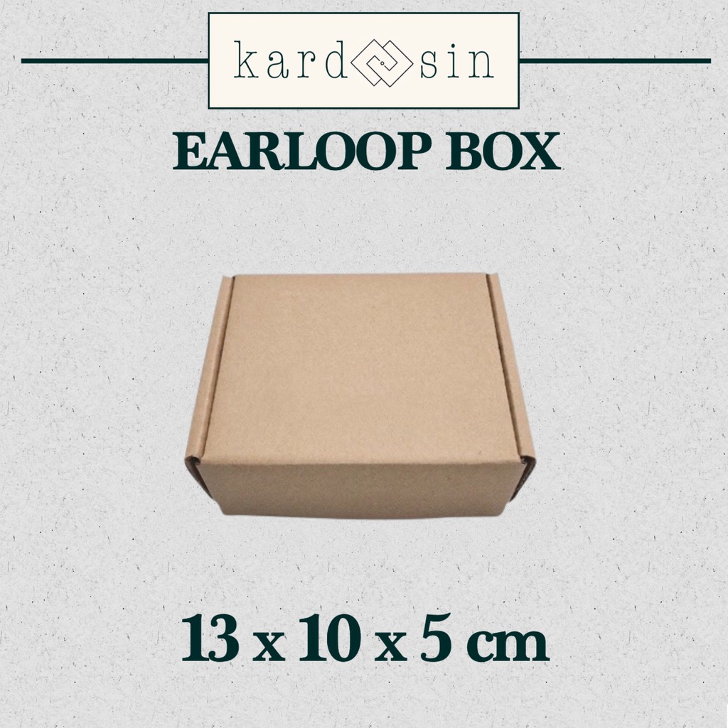 Jual EARLOOP KARDUS PACKING PIZZA BOX MAILER COKLAT PACKAGING POLOS ...