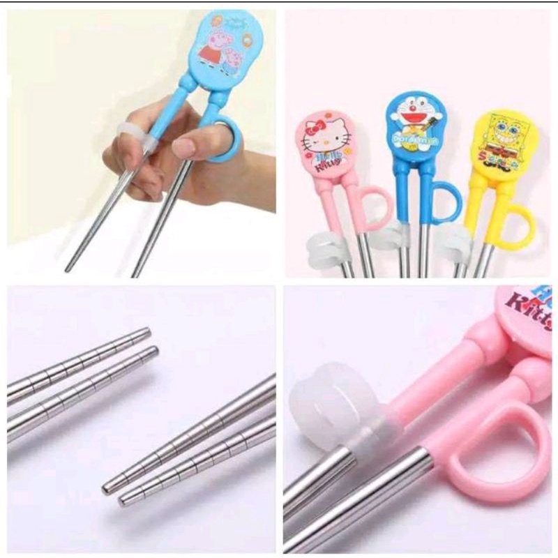 Jual training chopstick karakter sumpit belajar anak sumpit latihan ...