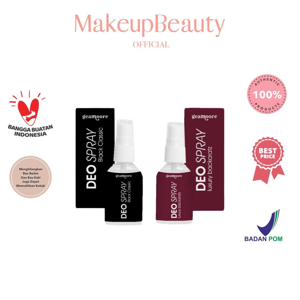 Jual GEAMOORE Deo Spray 30ml Shopee Indonesia