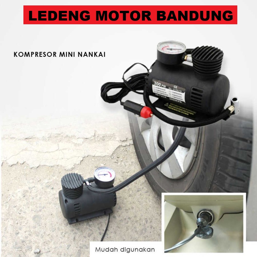 Jual Pompa Ban Mobil Otomatis DC 12v Heavy Duty Air Compressor Kompresor Mini | Shopee Indonesia