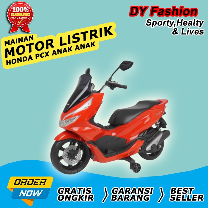 Jual Mainan motor motoran anak SP214 sepeda motor listrik aki anak Pcx