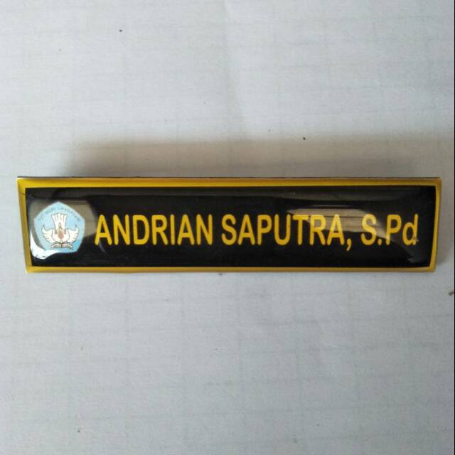 Jual Name tag resin 2x8 cm | Shopee Indonesia