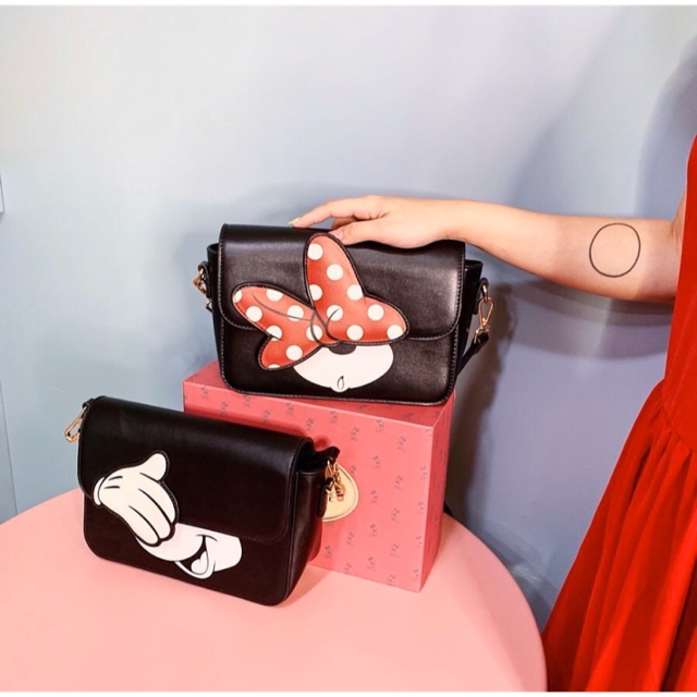Jual GRACEGIFT X DISNEY mickey minnie sling bag Shopee Indonesia