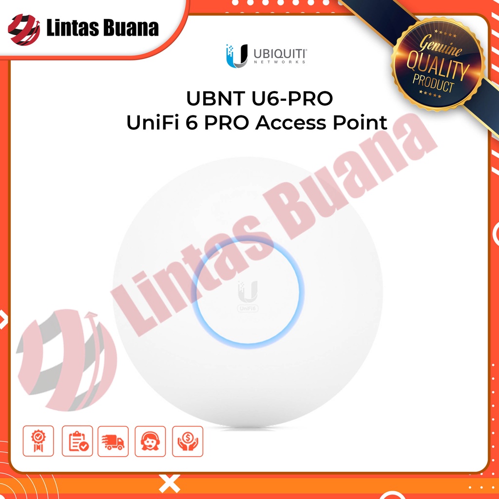 Jual Ubiquiti U6 pro Access Point Unifi 6 PRO Pengganti UAP AC Pro ...