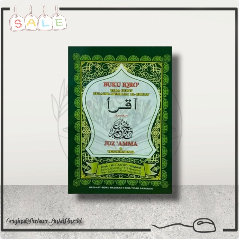 Jual Buku Iqro Plus Juzamma Ukuran Besar Memuat Iqro 1 Sampai 6 100 Buku Original Shopee 6179