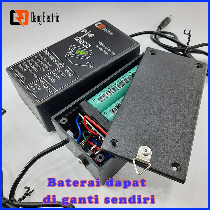 Product image DIY Smart UPS mini DC 12 Volt REMOVEBLE BATTERY (Tanpa baterai)