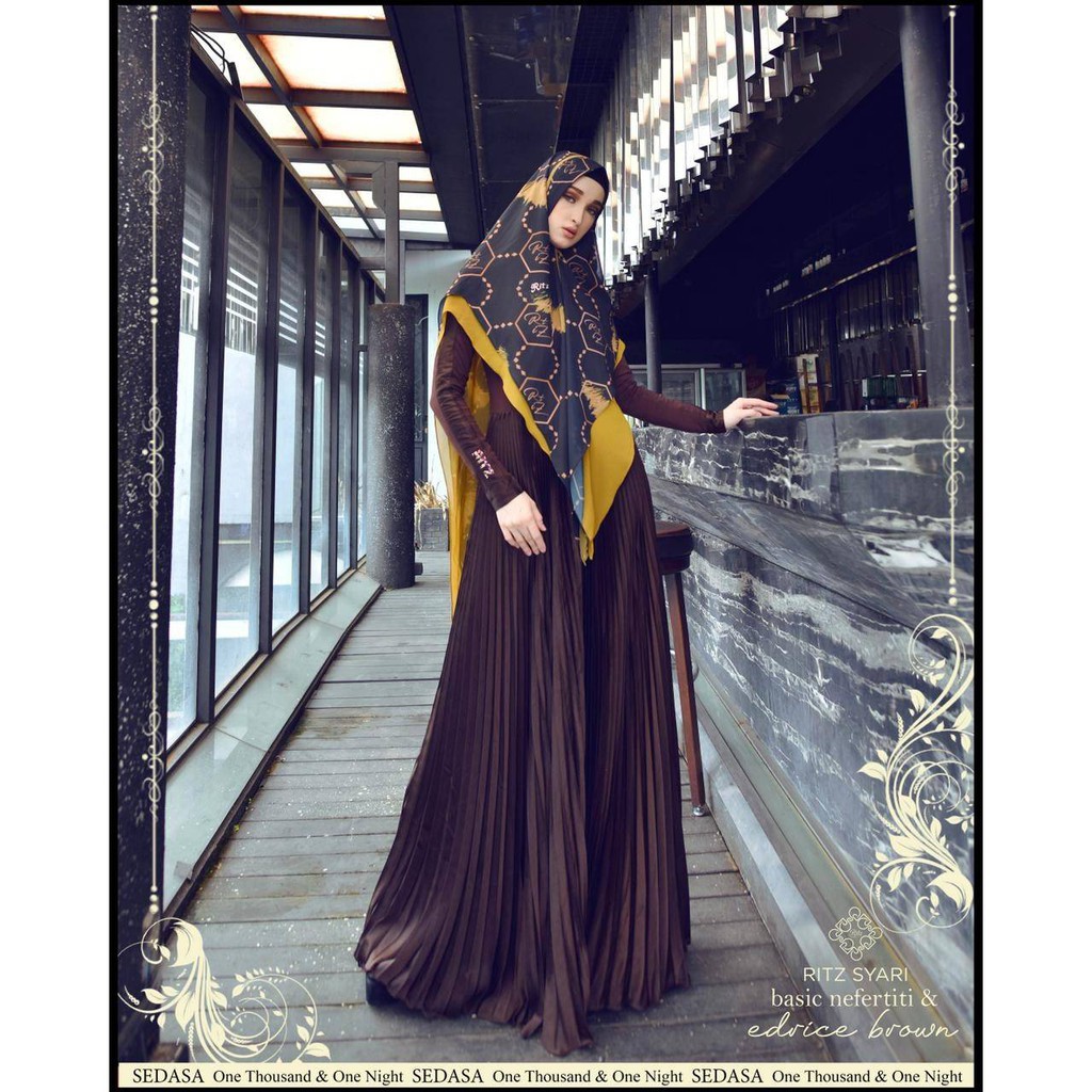 Jual [RITZ SYAR'I] GAMIS SYARI/ DRESS SET SEDASA SERIES
