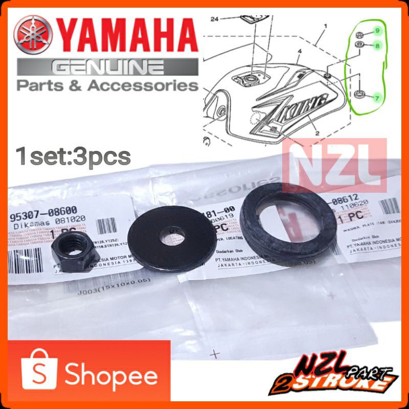 Jual Karet Baut Mur Ring Seal Damper Locating Set Pengunci Tangki