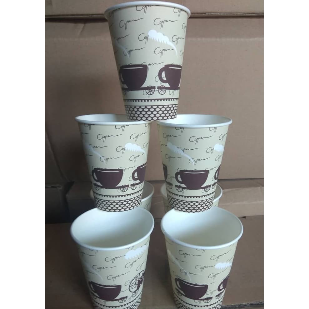 Jual Paper Cup Gelas Kertas Cup Kopi Oz Design Kereta Khusus Luar Kota Shopee Indonesia